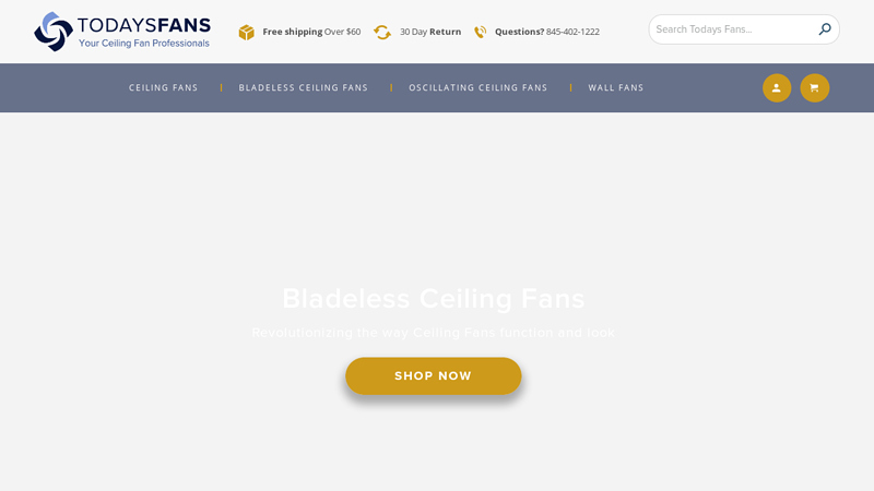 Online Shop of Ceiling and Wall Fans ? TodaysFans