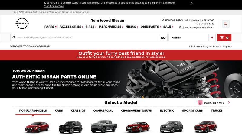 Nissan Parts & Accessories Online | Tom Wood Nissan in Indianapolis, IN