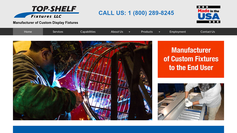 Custom Retail Display Manufacturer | Top Shelf Fixtures