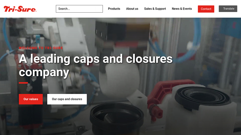 Leading in industrial closures and packaging components - Tri-Sure