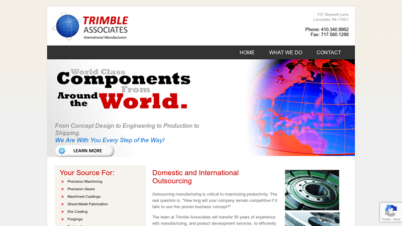 Domestic and International Outsourcing & Manufacturing | Trimble Associates Lancaster PA