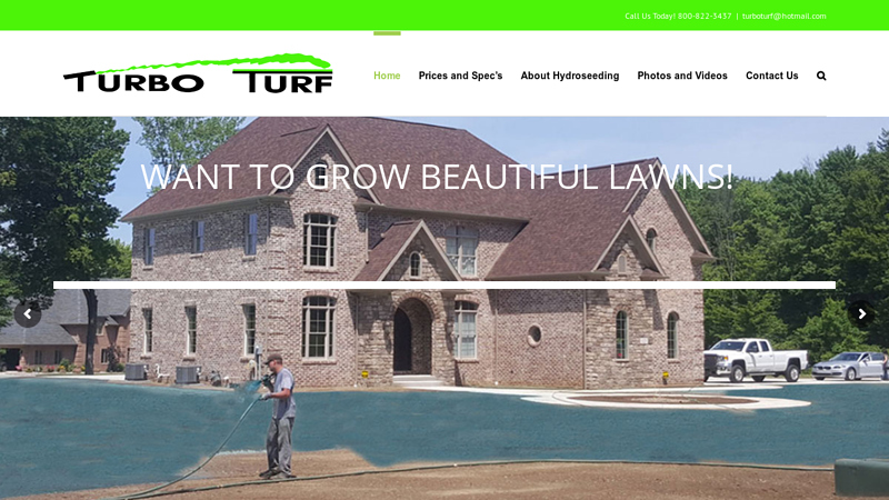 A Turbo Turf Hydroseeder is the fastest and easiest way to seed a new lawn