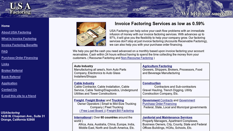 Invoice Factoring Services