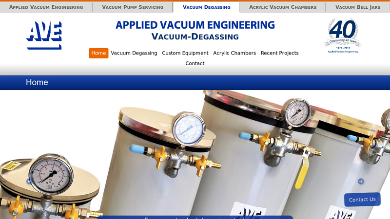Vacuum Degassing Systems from AVE | Suitable for Various Applications