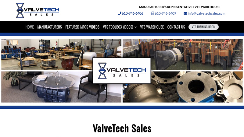 MANUFACTURERS REPRESENTATIVE / VTS WAREHOUSE | ValveTech Sales, LLC