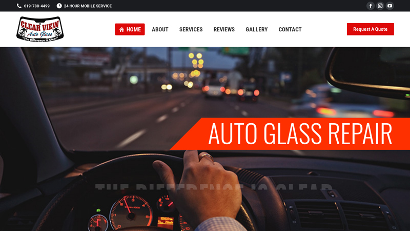 Clear View Auto Glass Repair Windshield Replacement San Diego