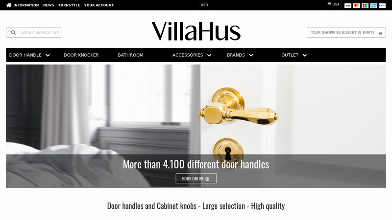 Door handles | Large selection in high quality and low prices - VillaHus
