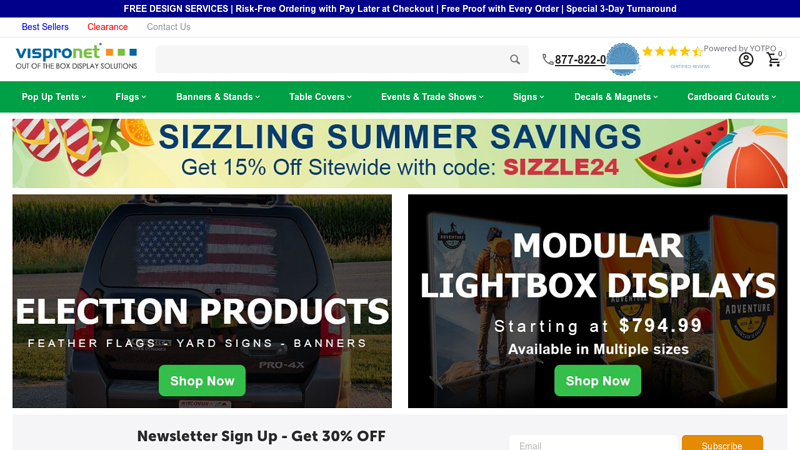 Custom Trade Show Displays & Supplies | Vispronet