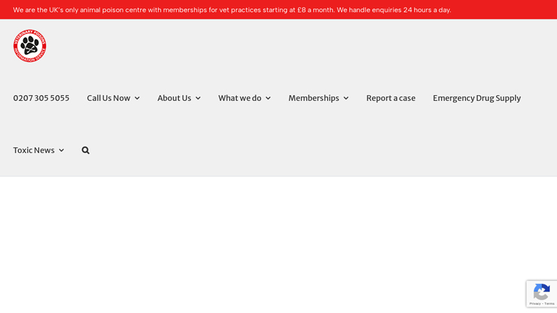 Homepage ? Veterinary Poisons Information Service