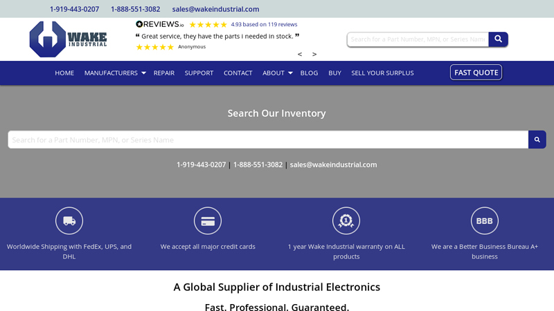 Indramat Rexroth Okuma & Pacific Scientific Automation Reseller | Wake Industrial