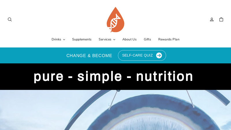 Healthy wellness bar serving juice, smoothies, keto meals and snacks. C Water Fusions