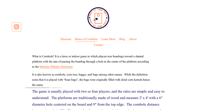 What is Corn Hole?
