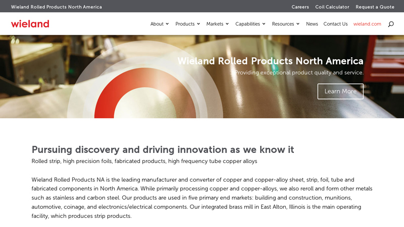 Wieland Rolled Products (formerly Olin Brass)