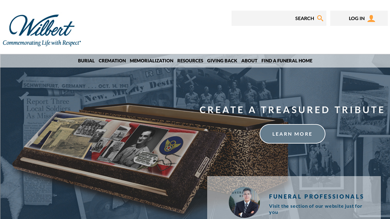 Concrete Burial Vaults, Cremation Urns, Jewelry and Related Memorialization | Wilbert Funeral Services