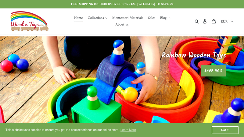Wood N Toys | Educational wooden toys | Montessori materials