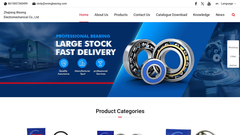 ISO9001 - China Ball Bearing, Roller Bearing, Pillow Block Bearing Manufacturers, Suppliers, Factory - WXING BEARING