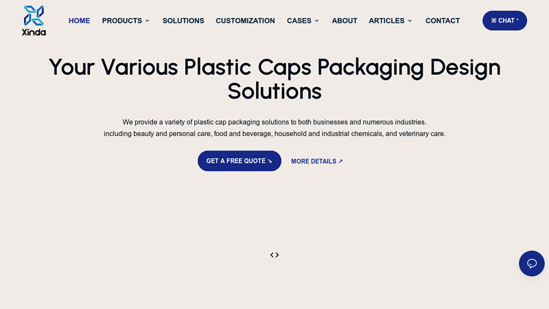 Professional Plastic Cap Packaging Design Solutions Manufacturers in China