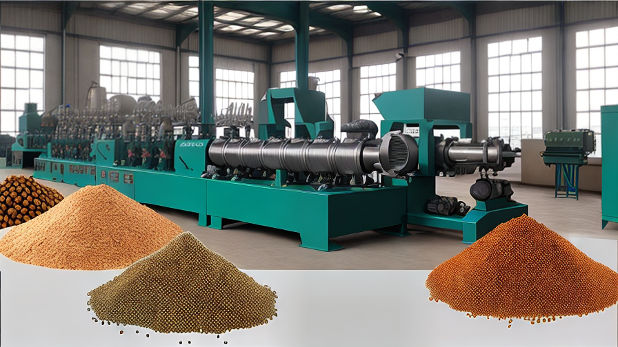 extruder machine for fish feed