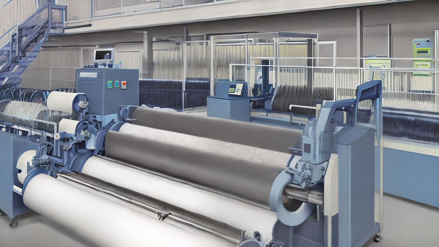 fabric rewinding machine