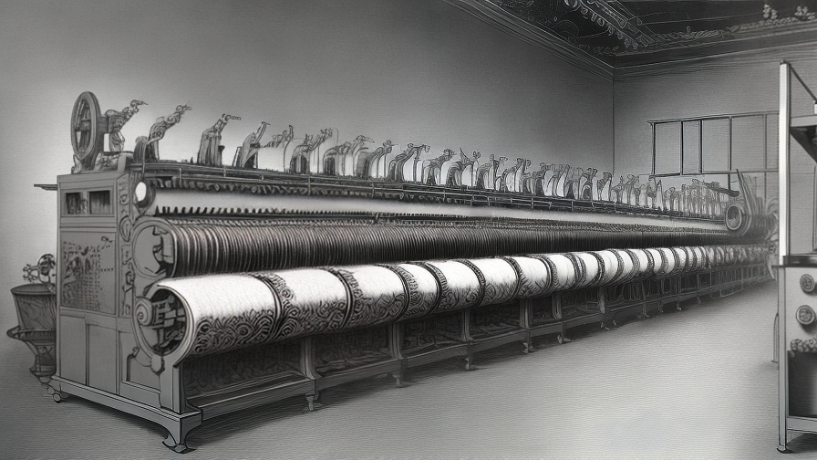fabric rewinding machine
