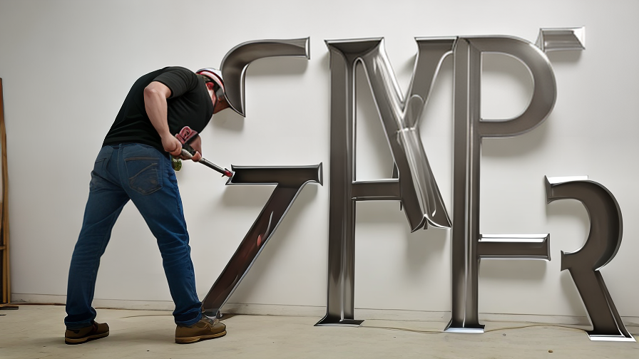 stainless steel letters for walls