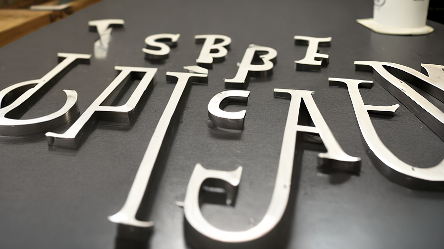 steel letters