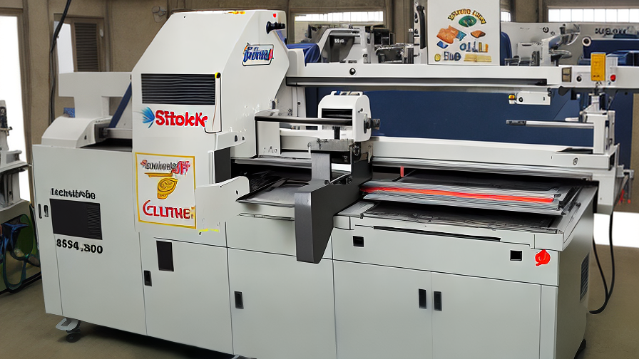 sticker cutting machine