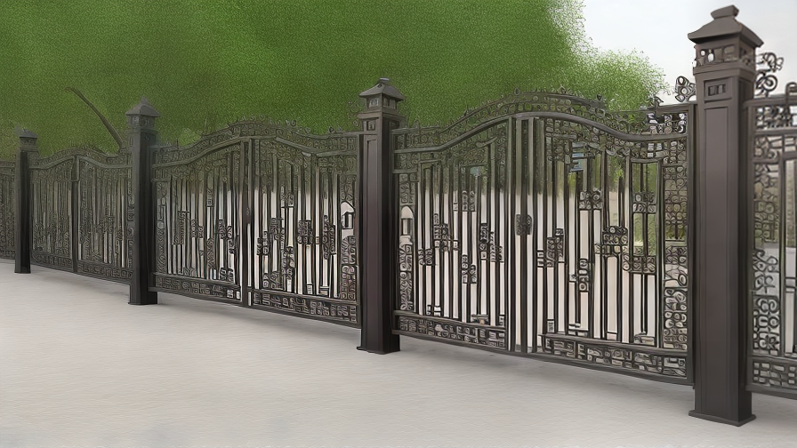 wrought iron fence china