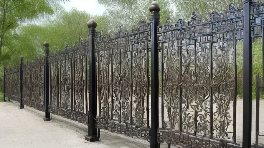 wrought iron fence china