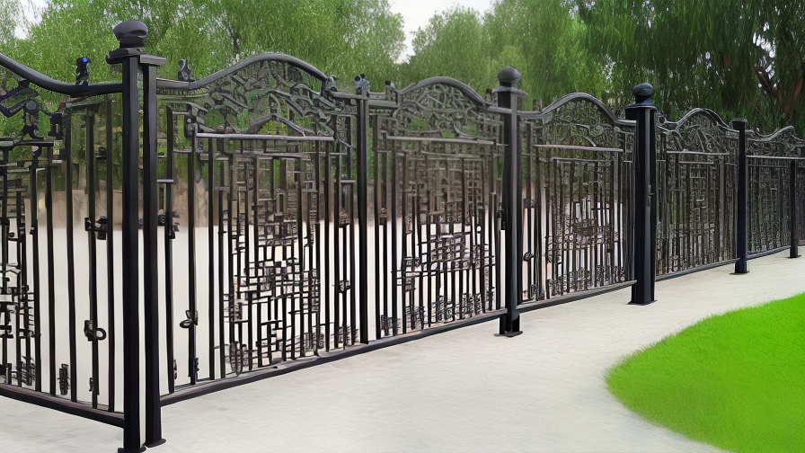 wrought iron fence china