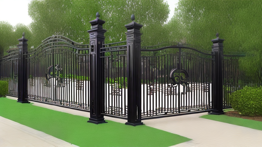 wrought iron fence china