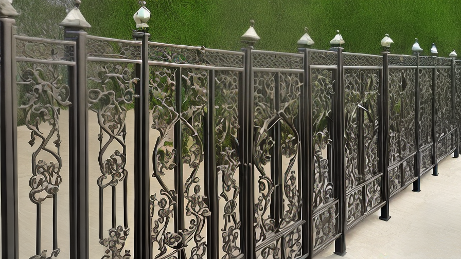 wrought iron fence china