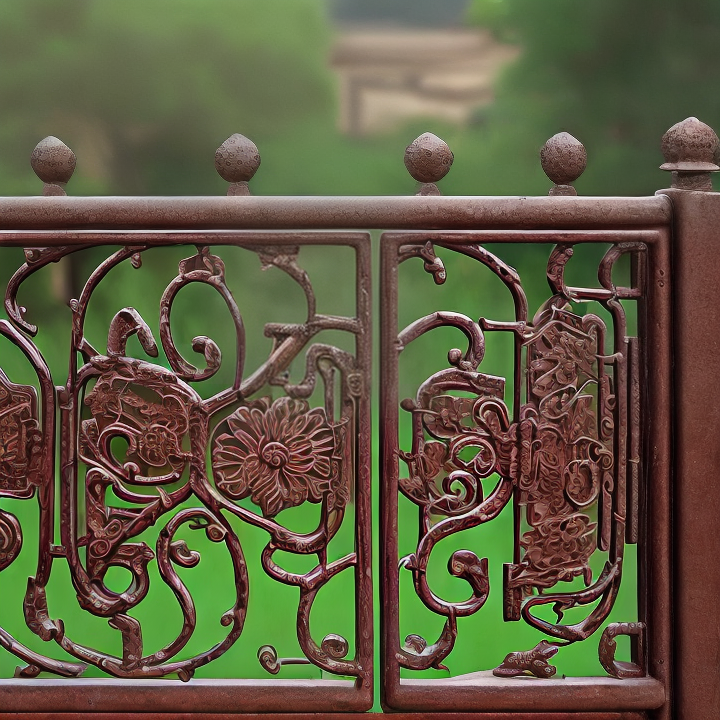 wrought iron fence china