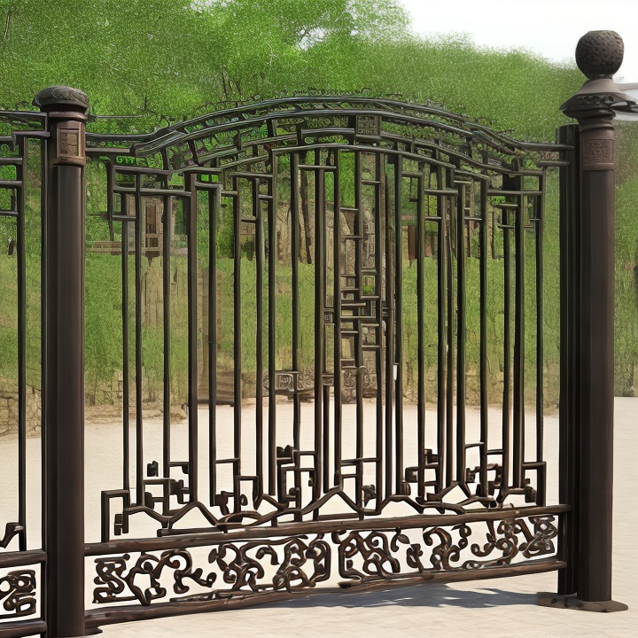 wrought iron fence china