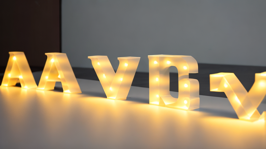 acrylic letters with led