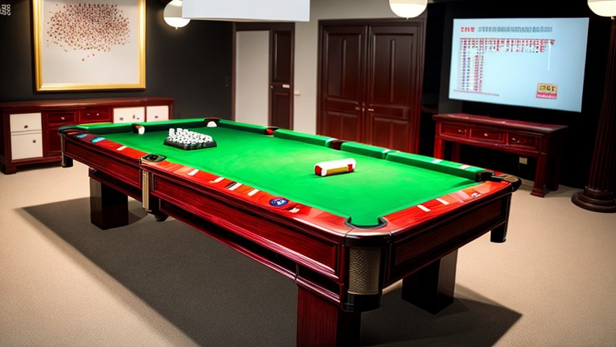 Top Billiard Table Manufacturer Companies in China