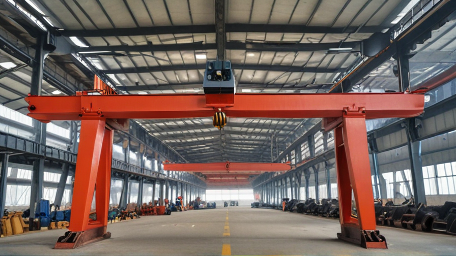5 ton free standing bridge crane