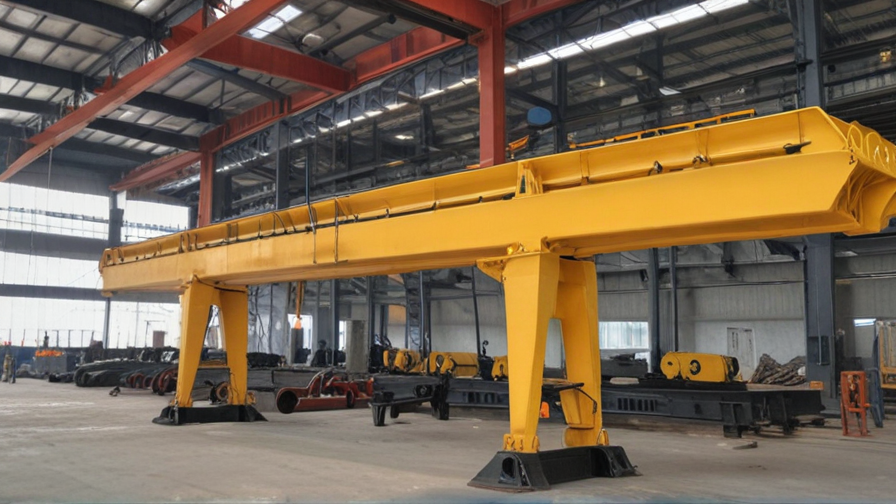 5 ton free standing bridge crane