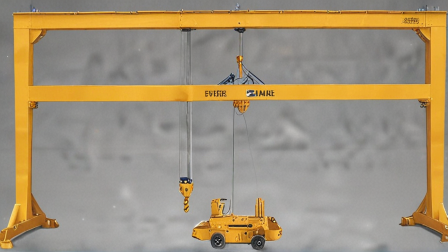 5 ton free standing bridge crane