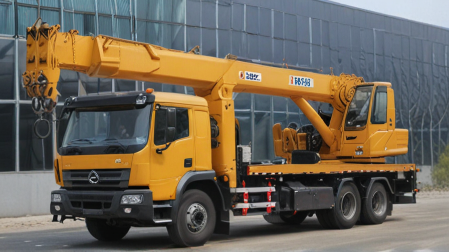 8 ton crane truck
