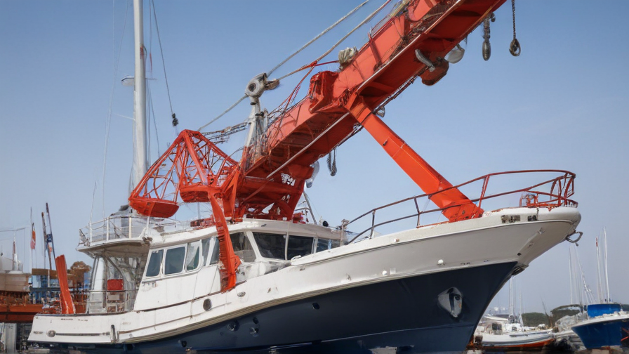 boat davit crane for sale