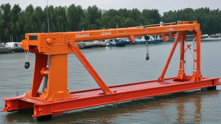 boat davit crane for sale