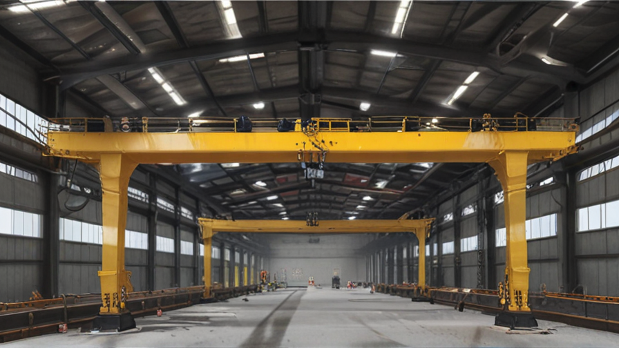 bridge crane installation