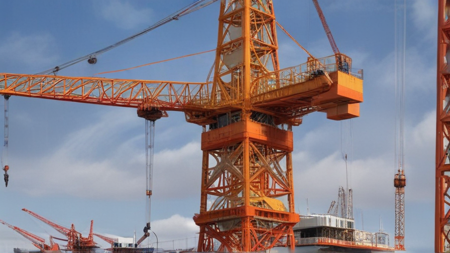 components of tower cranes are