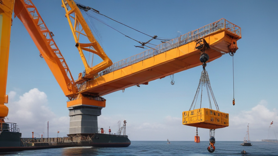 crane for lifting boats
