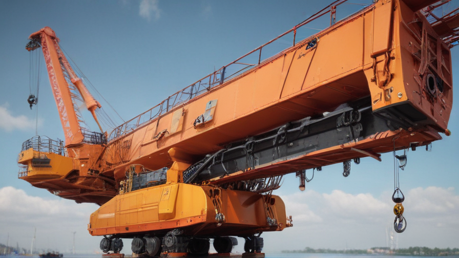 crane for lifting boats