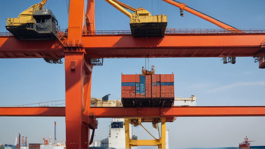 crane in port