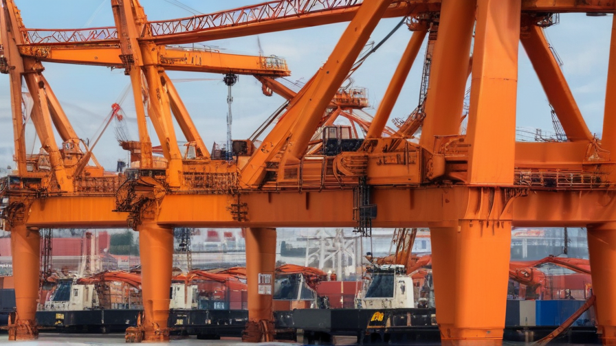 crane in port