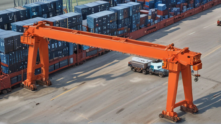 crane jib and boom