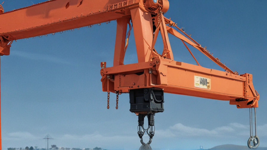 crane jib and boom
